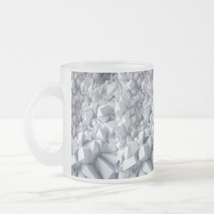 Caneca De Café Vidro Jateado Que tal "Visões Congeladas: Mug mágico impresso em