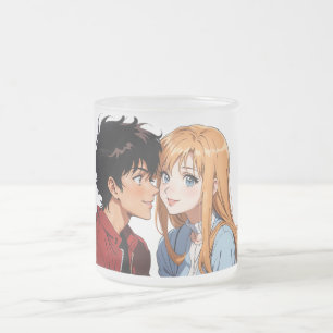 Caneca De Café Vidro Jateado Querida
