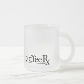 Caneca De Café Vidro Jateado Recipiente de CoffeeRx