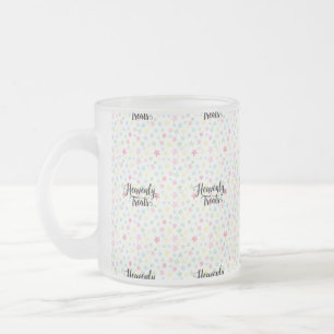 Caneca De Café Vidro Jateado Recompensas Terrestres, por Natasha Us