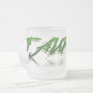 Caneca De Café Vidro Jateado Reflexão Taurus