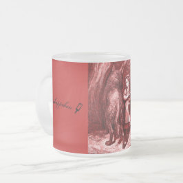 Caneca De Café Vidro Jateado Rotkäppchen - Chapeuzinho Vermelho - Glühwein