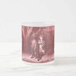 Caneca De Café Vidro Jateado Rotkäppchen – Little Red Riding Hood – Glühwein
