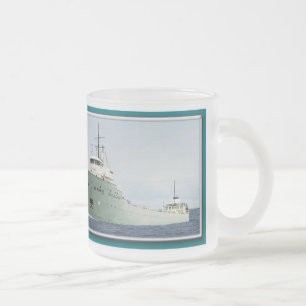 Caneca De Café Vidro Jateado Rua, caneca de vidro Marys Challenger