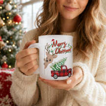 Rudolph Personalizado Feliz Natal Caminhão Antigo