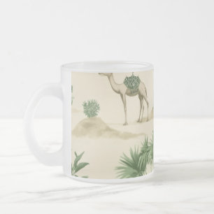 Caneca De Café Vidro Jateado "Sahara Camel Glass"