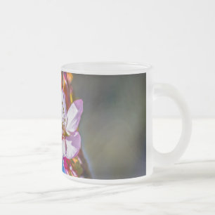 Caneca De Café Vidro Jateado Sakura - flor de cereja japonesa