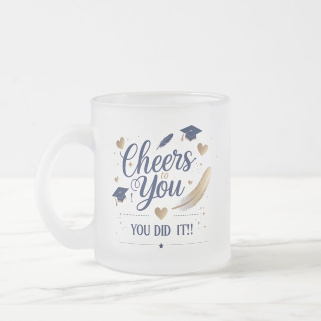 Caneca De Café Vidro Jateado Saúde para você (Esquerda)