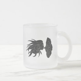 Caneca De Café Vidro Jateado SCA Darton