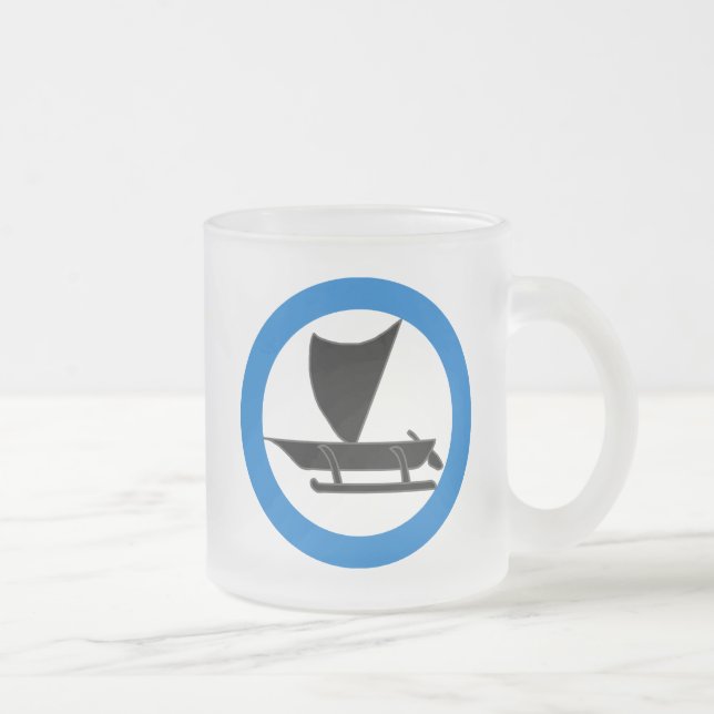 Caneca De Café Vidro Jateado SCA Western Seas (Direita)