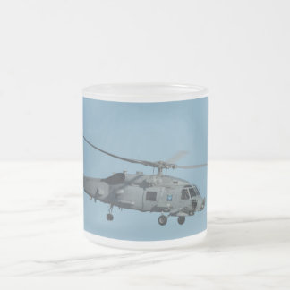 Caneca De Café Vidro Jateado Seahawk MH-60R