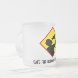 Caneca De Café Vidro Jateado Seguros para consumo humano