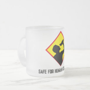 Caneca De Café Vidro Jateado Seguros para consumo humano