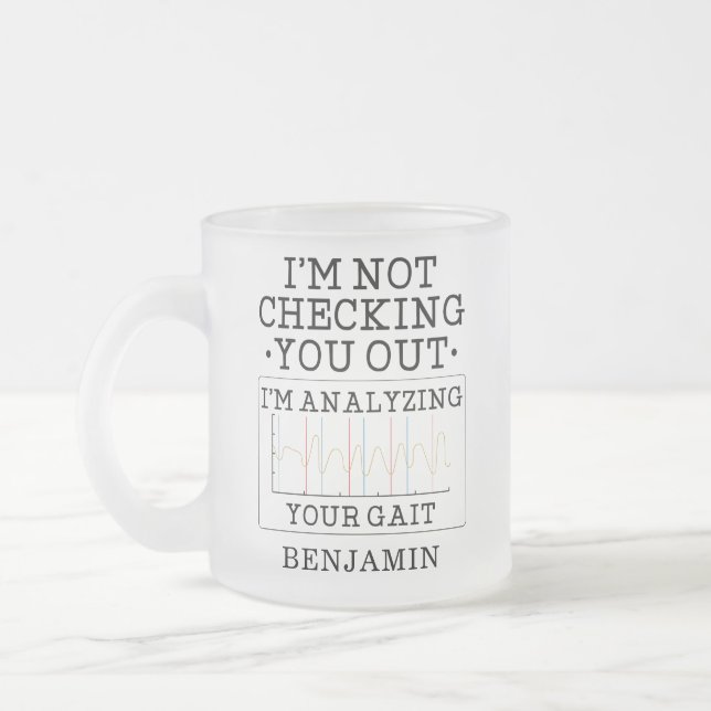 Caneca De Café Vidro Jateado Sem Checar Sua Gag Física Terapêutica (Esquerda)