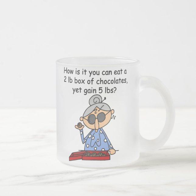 Caneca De Café Vidro Jateado Sentido do chocolate (Direita)