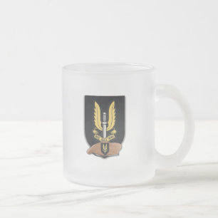 Caneca De Café Vidro Jateado Serviço Aéreo Especial SAS vets vietnam iraq war M