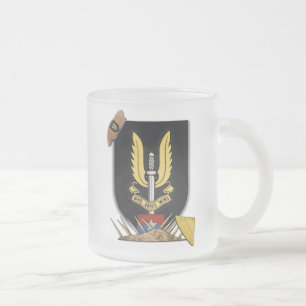 Caneca De Café Vidro Jateado Serviço Aéreo Especial SAS vietnam war frosty Mug