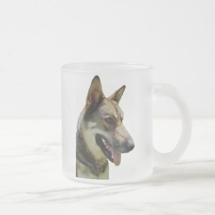 Caneca De Café Vidro Jateado Shepard Fosco Mug