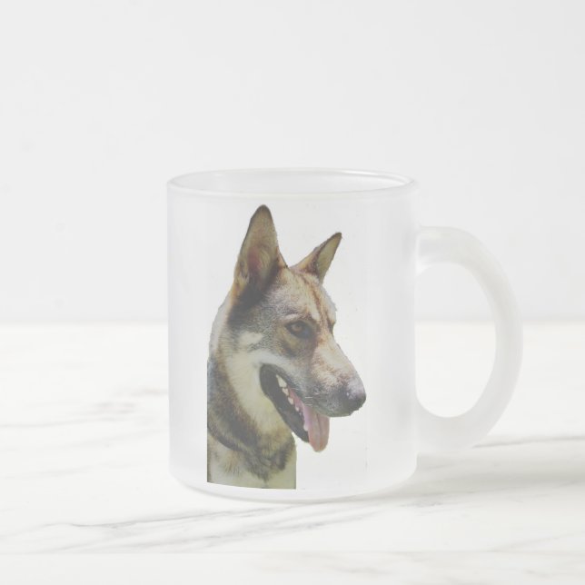 Caneca De Café Vidro Jateado Shepard Fosco Mug (Direita)