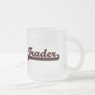 Caneca De Café Vidro Jateado Sistema de trabalho clássico do comerciante