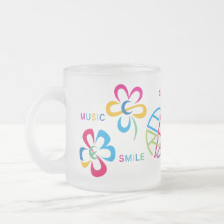 CANECA DE CAFÉ VIDRO JATEADO SIX WORDS