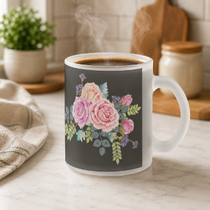 Caneca De Café Vidro Jateado Slogan Personalizado de 10 oz para Trabalho de art