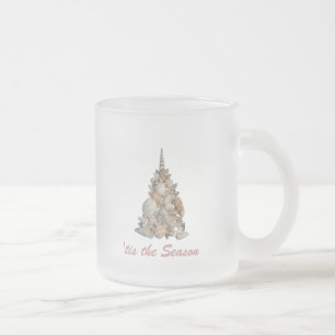 Caneca De Café Vidro Jateado Snowbird Christmas Mug