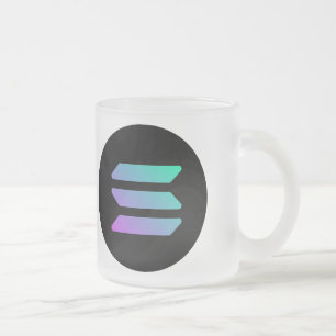 Caneca De Café Vidro Jateado Solana