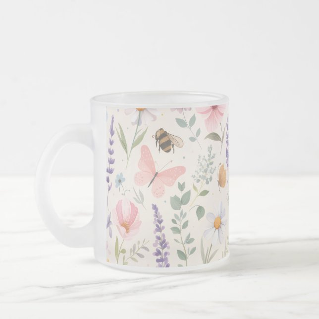 Caneca De Café Vidro Jateado Sommerliche Tasse (Esquerda)