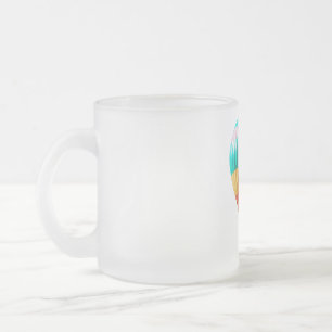 Caneca De Café Vidro Jateado Sonhos de Drifagem: Aventura de Balões de Ar Quent