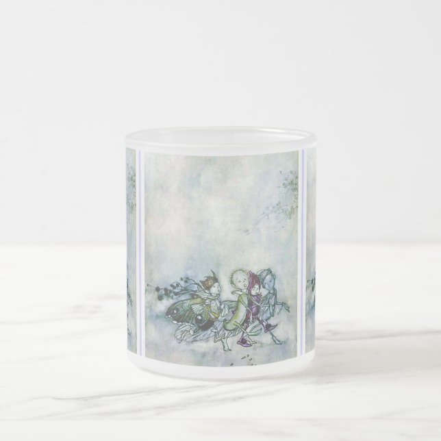Caneca De Café Vidro Jateado Sonhos de Noite de Verão (Centro)