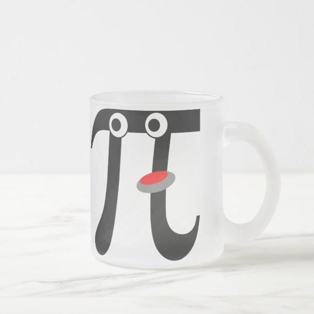 Caneca De Café Vidro Jateado Sorriso Fosco De Pi (Direita)