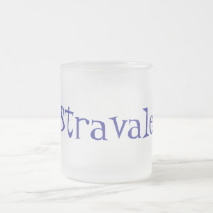 Caneca De Café Vidro Jateado Stravale