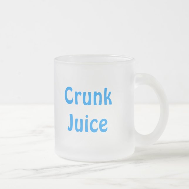 Caneca De Café Vidro Jateado Suco de Crunk (Direita)