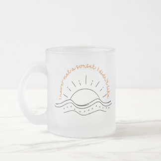 Caneca De Café Vidro Jateado Sunset Mug