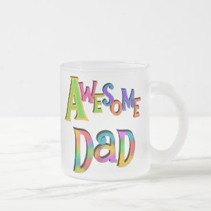 Caneca De Café Vidro Jateado T-shirts e presentes Pais incríveis