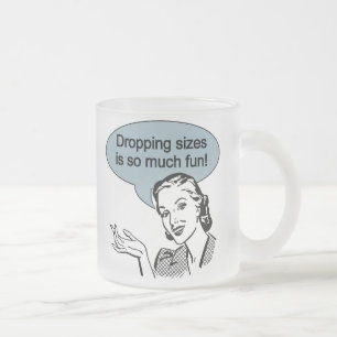 Caneca De Café Vidro Jateado Tamanhos de queda é muito divertido