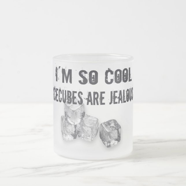 Caneca De Café Vidro Jateado Tão legal! (Centro)