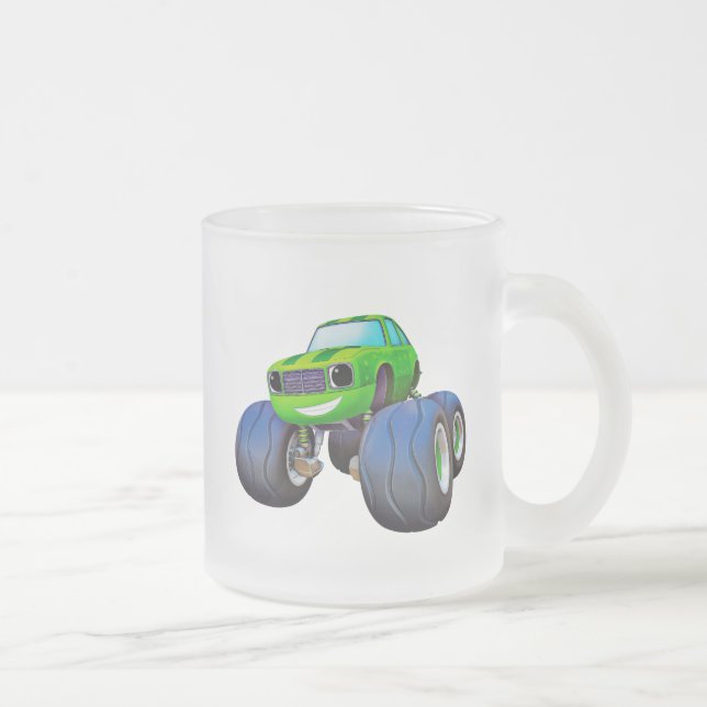 Caneca De Café Vidro Jateado Tasse 4x4 camion monstre (Direita)