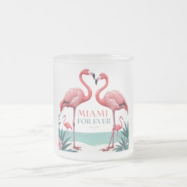 Caneca De Café Vidro Jateado Tasse MIAMI (Centro)
