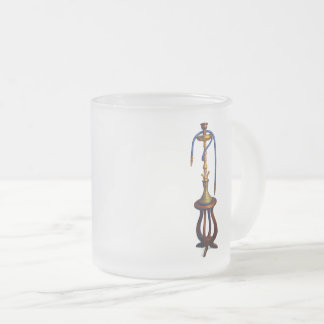 Caneca De Café Vidro Jateado Taza arte