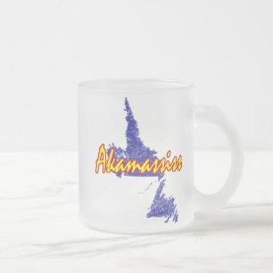 Caneca De Café Vidro Jateado Terra Nova e Labrador