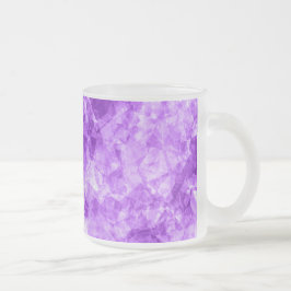 Caneca De Café Vidro Jateado Textura reticulada