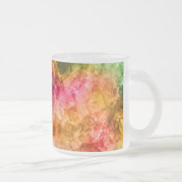 Caneca De Café Vidro Jateado Textura tropical amassada