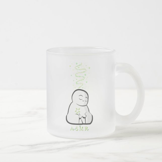 Caneca De Café Vidro Jateado Tingles ASMR (Direita)