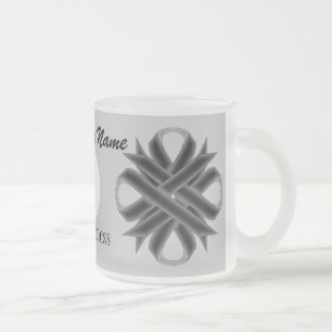Caneca De Café Vidro Jateado Tmpl de Fita Preta por Kenneth Yoncich