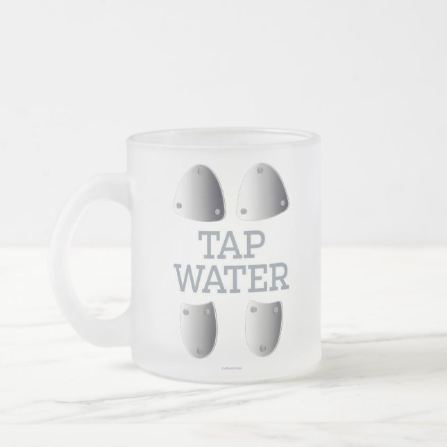 Caneca De Café Vidro Jateado Tocar Fosco De Água Vidro Café (Esquerda)