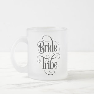 Caneca De Café Vidro Jateado Tribo da Noiva 