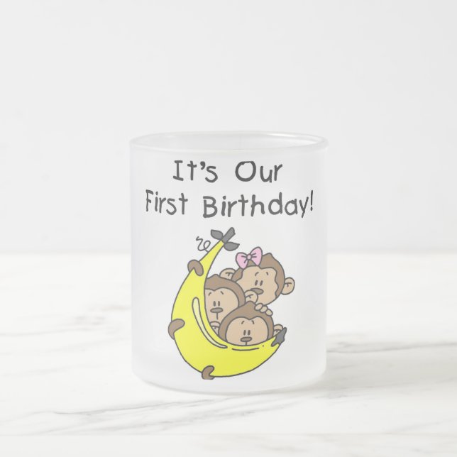 Caneca De Café Vidro Jateado Triplets 1rua - Dois Meninos, Uma Rapariga (Centro)