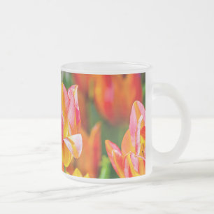 Caneca De Café Vidro Jateado Tulipas Encantando 17